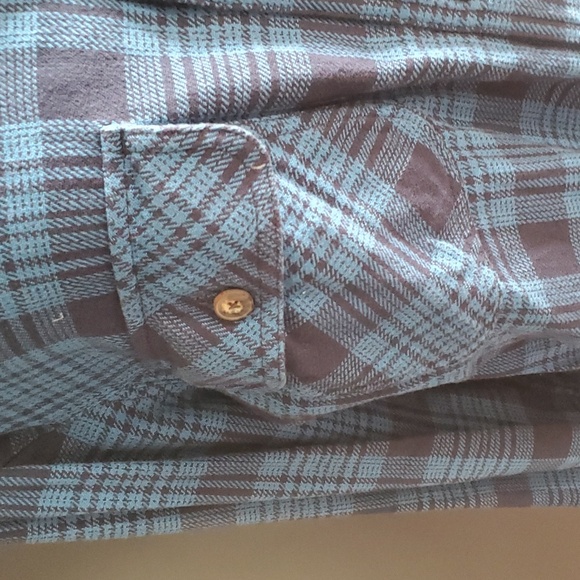 Duluth blue buttondown Western shirt Unisex size L - Picture 4 of 13